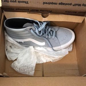 Vans Sk8-Hi Pro Tops in Blue Fog